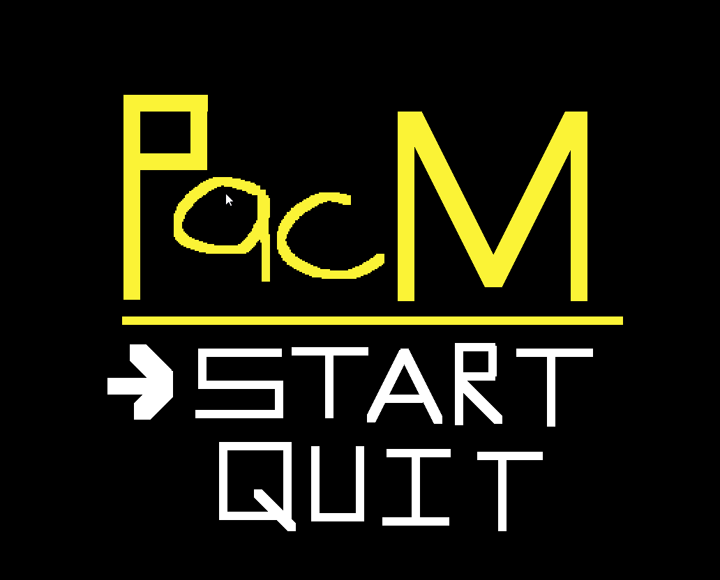 Pacman game starting state